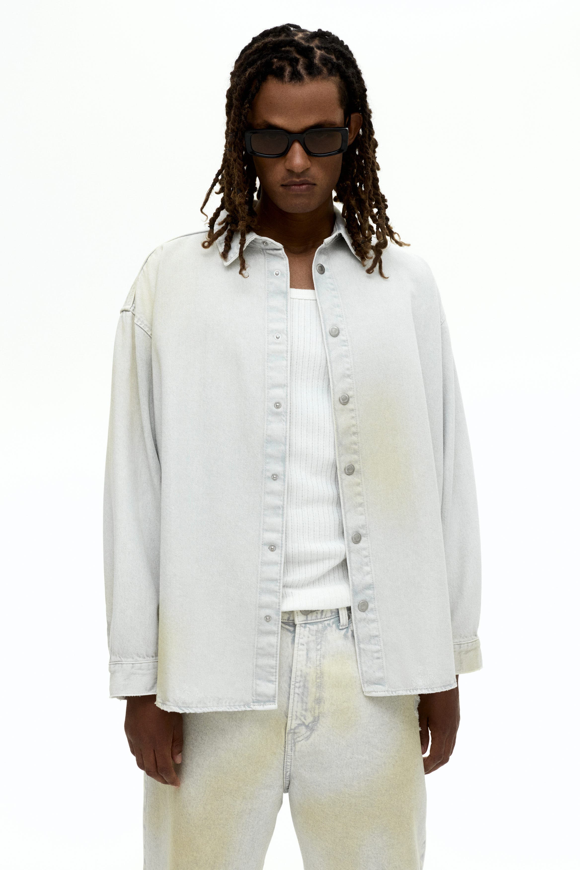 Oversized Fit Denim Shirt - image 2