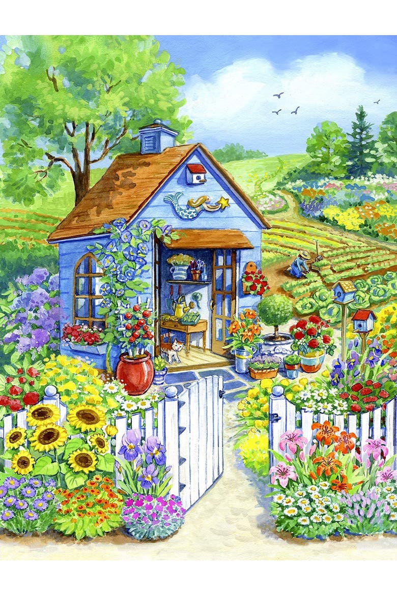 Path to the Garden Shed 1000 piece Jigsaw Puzzle for Adults, Alternate, color, Multicolor
