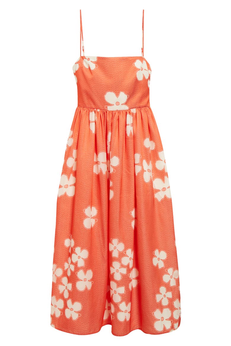 Yanina Floral Sundress, Alternate, color, DITZY POPPIES