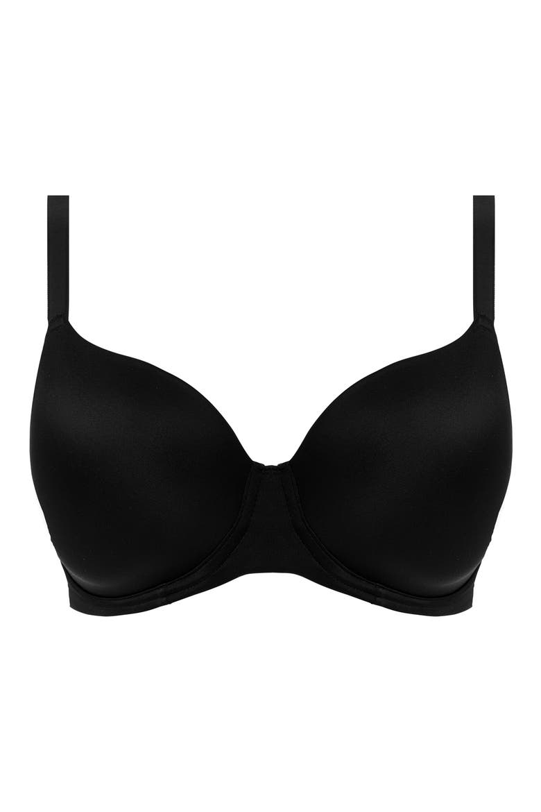 Undetected Underwire Convertible T-Shirt Bra, Alternate, color, BLACK