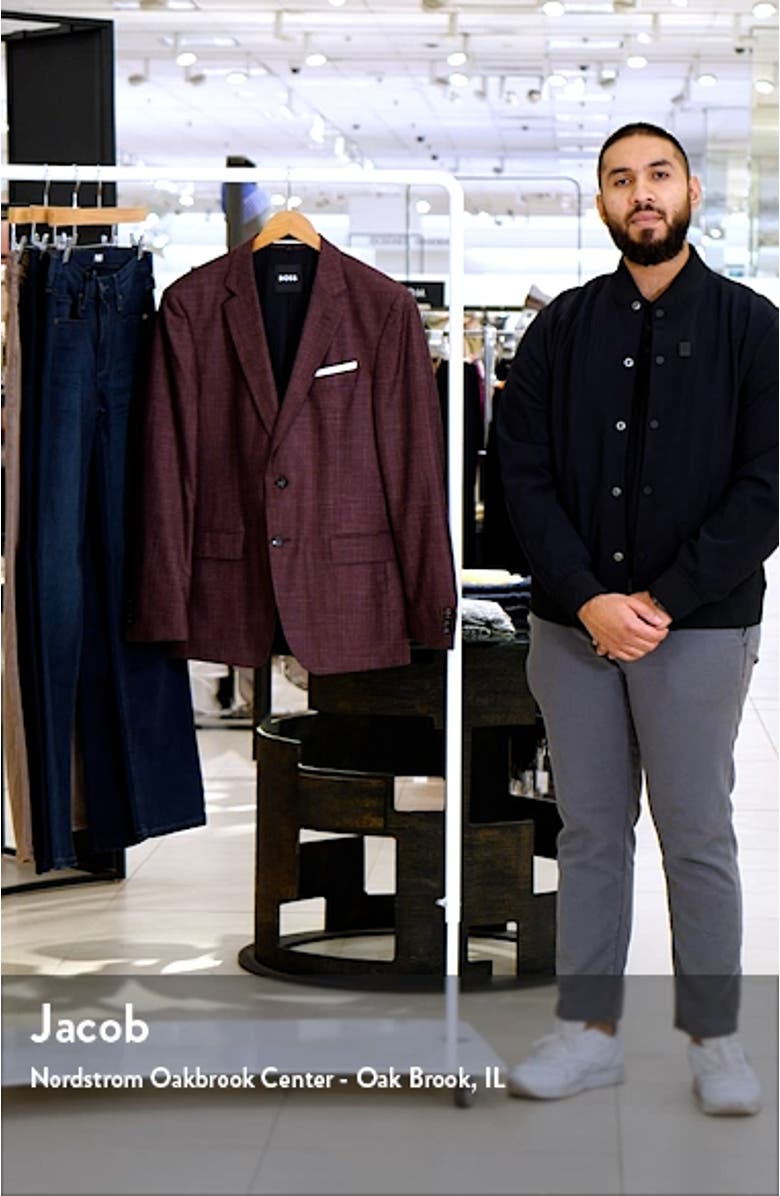 Hutson Slub Wool & Silk Blend Sport Coat, sales video thumbnail