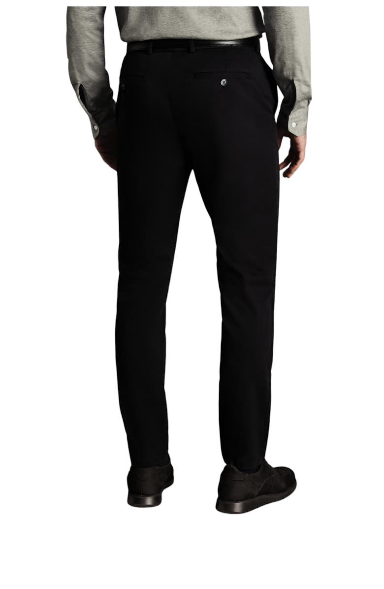 Charles Tyrwhitt Slim Fit Ultimate Non-Iron Chino, Alternate, color, Black