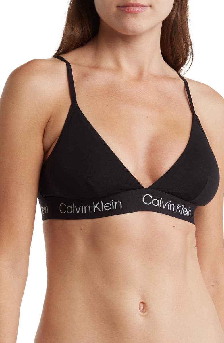Calvin Klein Triangle Cup Bralette, Main, color,