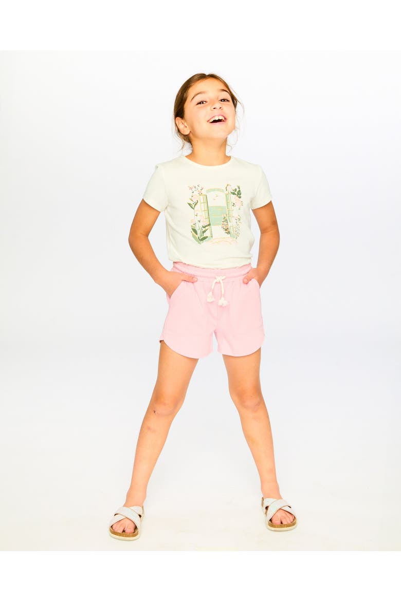 Organic Cotton Jersey Graphic Short Sleeve T-Shirt, Alternate, color, Off-White