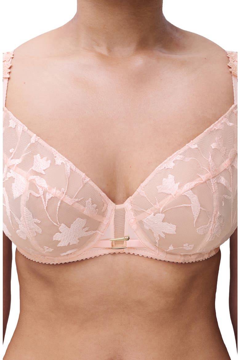 Idyll Underwire Unlined Bra, Alternate, color, TAFFETA PINK
