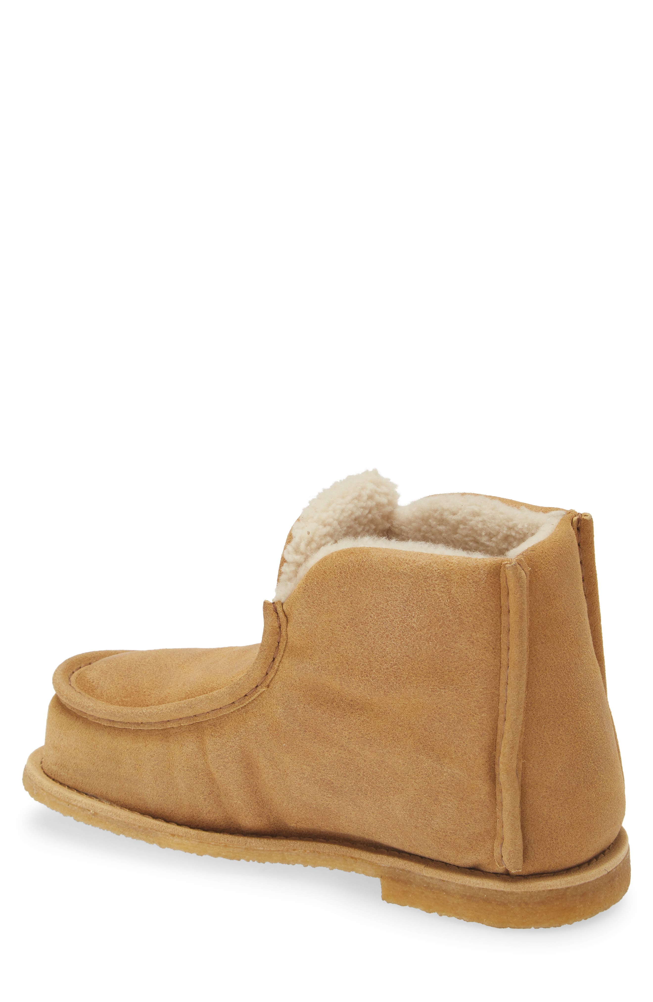 JW Anderson Genuine Shearling Lined Bootie, Alternate, color, Beige