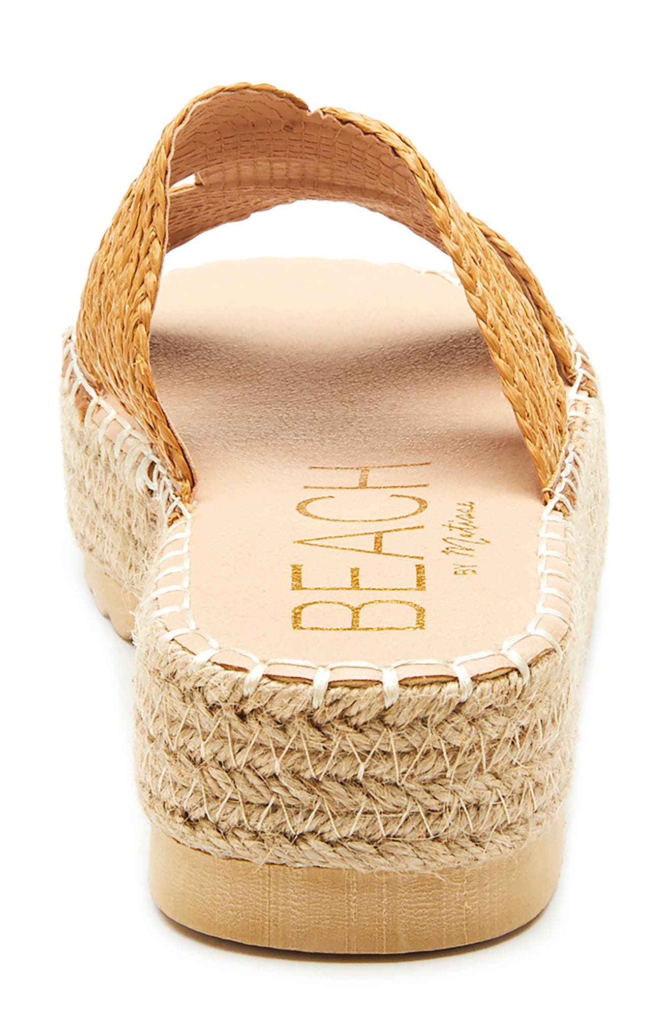 Cool Off Espadrille Platform Slide Sandal, Alternate, color, TAN FABRIC