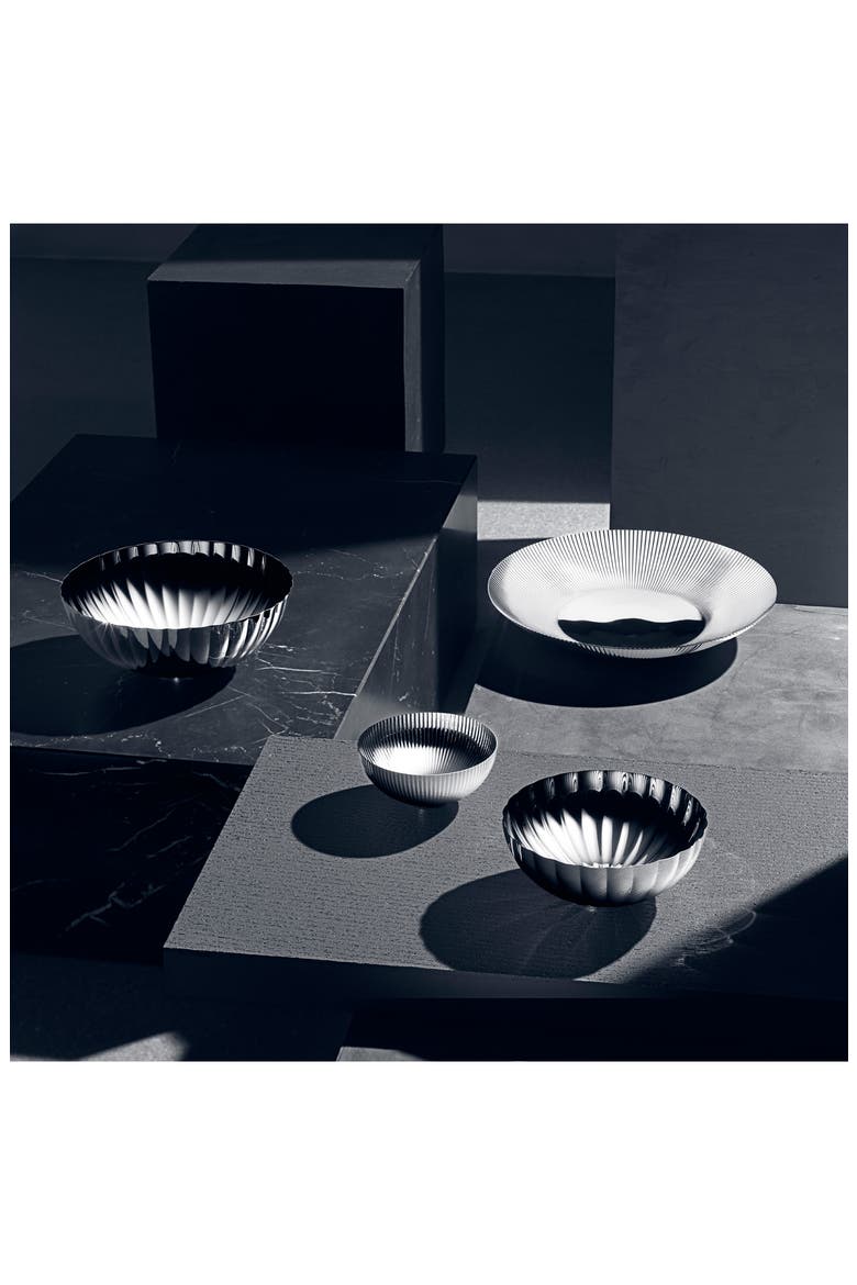 Bernadotte Low Bowl, Alternate, color, STAINLESS STEEL