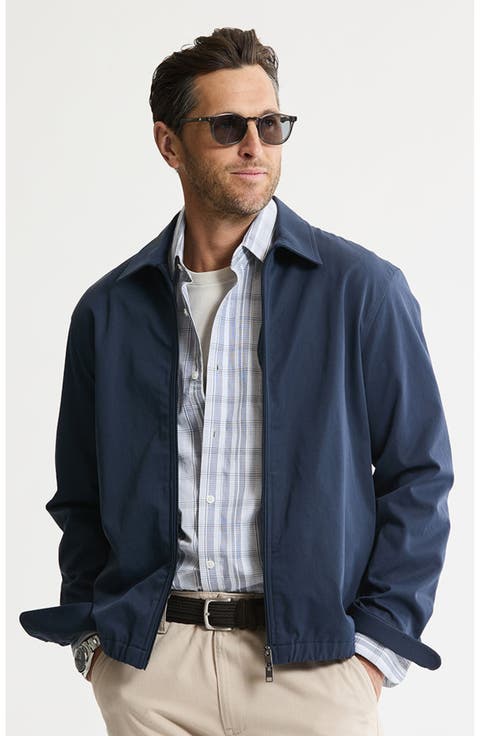 Tech Twill Zip Up Jacket
