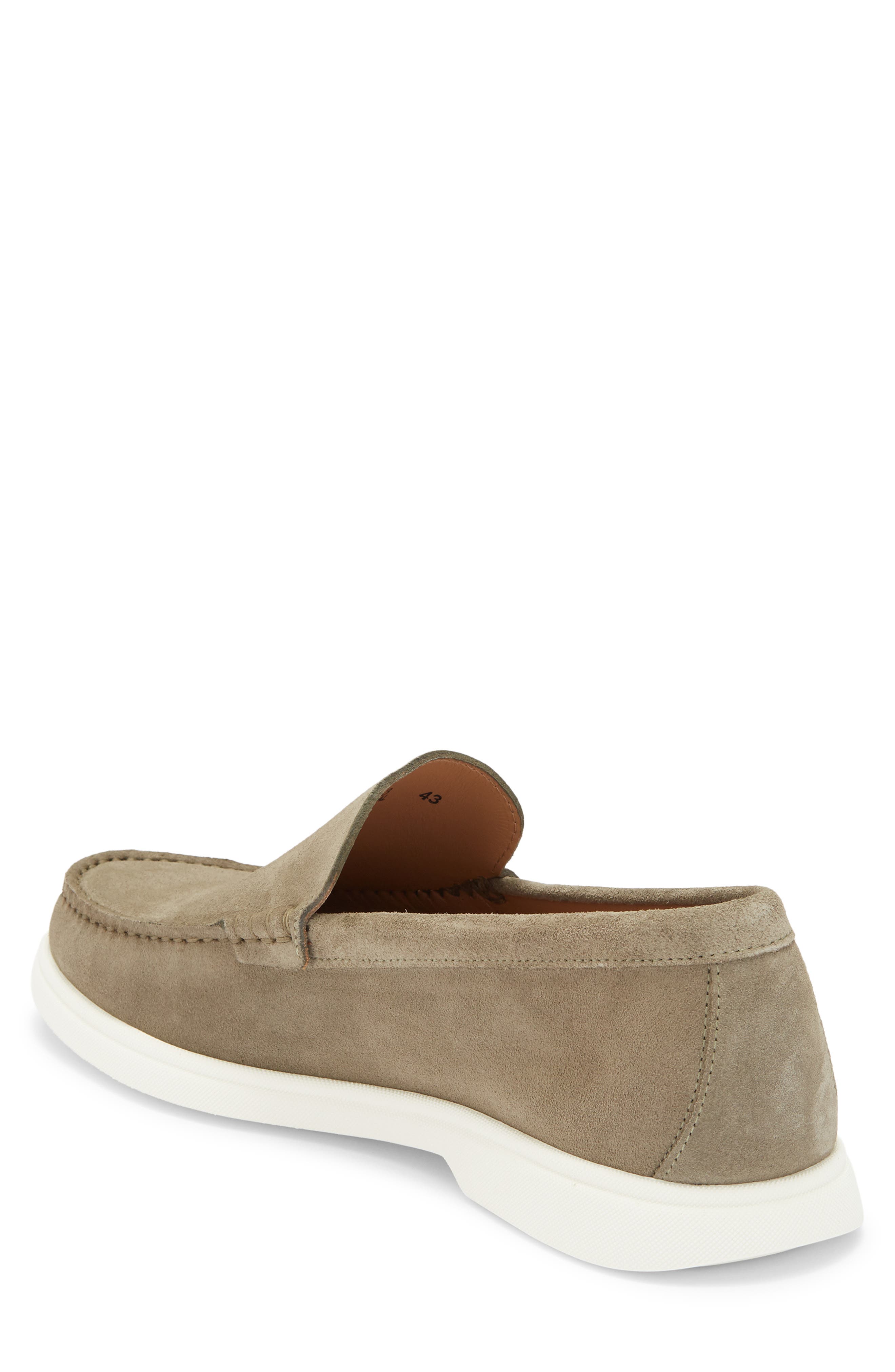 BOSS Sienne Moc Toe Loafer, Alternate, color, Open Green