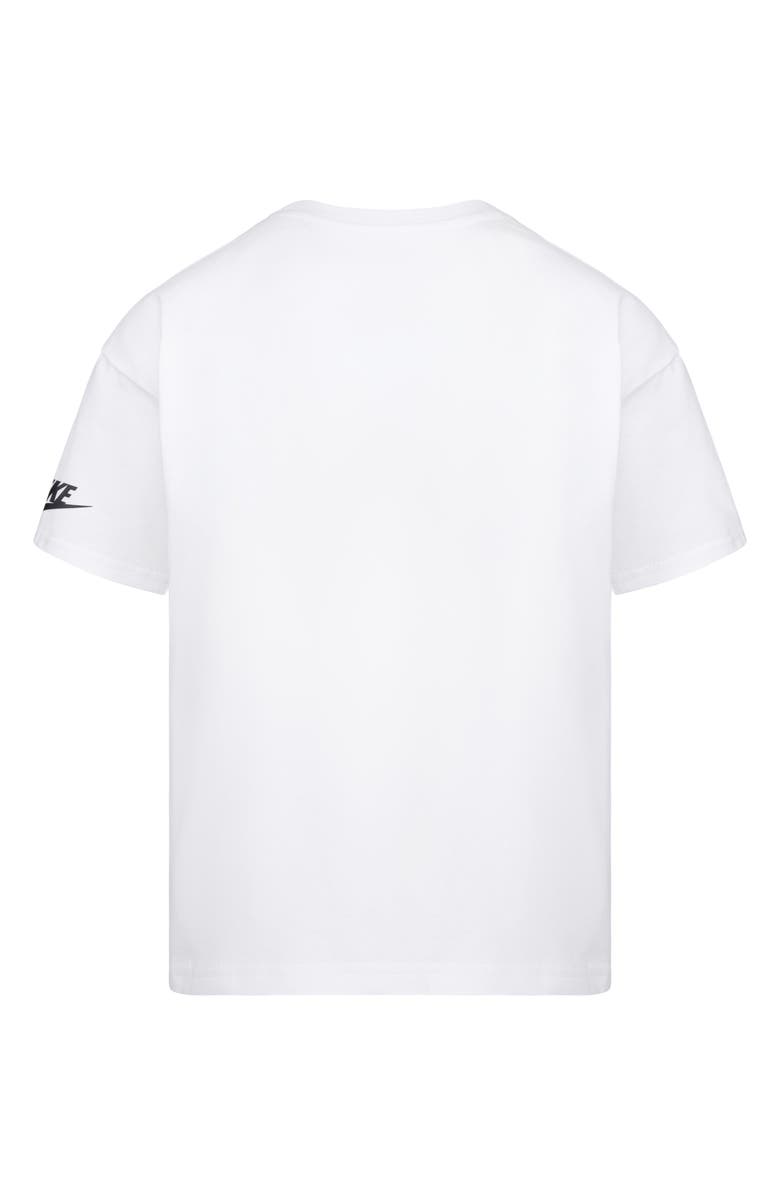 Nike Kids' Appliqué Graphic T-Shirt, Alternate, color, White