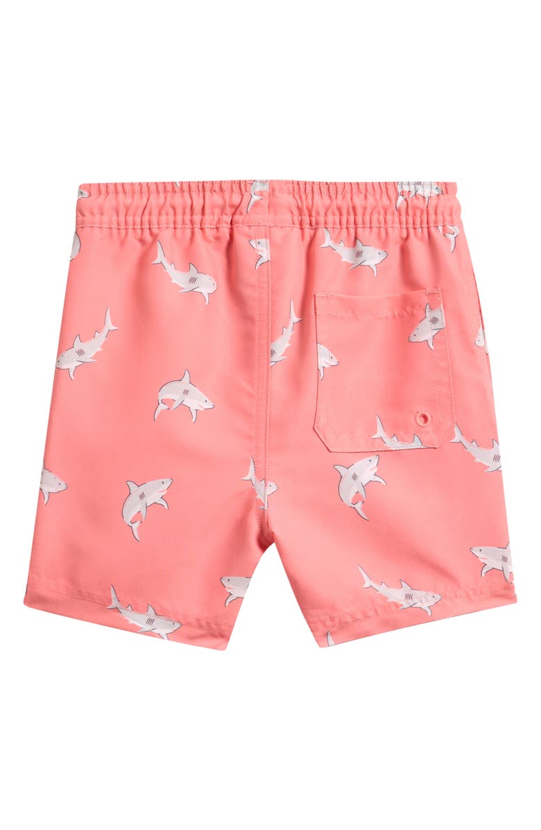 MILES THE LABEL Kids' Swim Trunks, Alternate, color, Coral