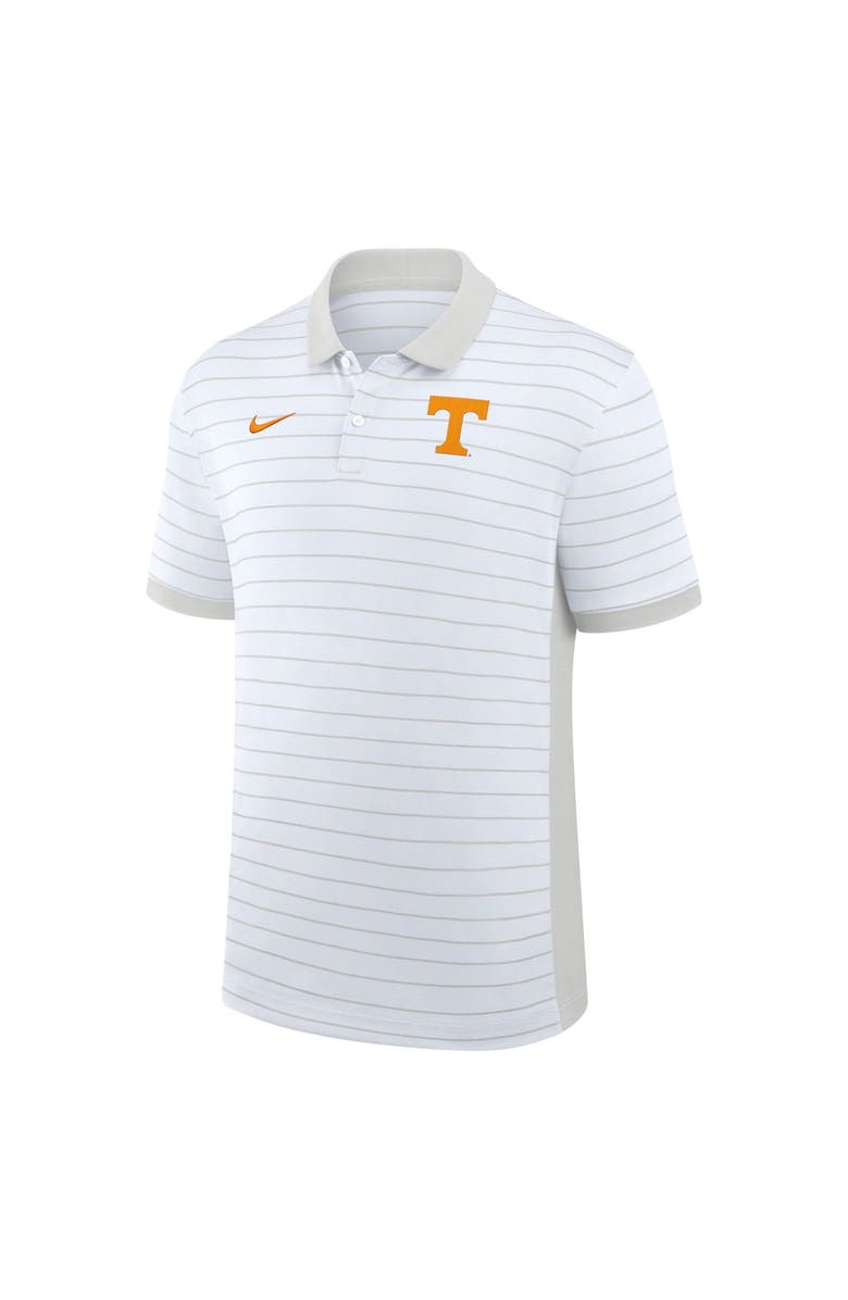 Nike Men's Nike White Tennessee Volunteers 2025 Early Season Coaches Sideline Victory Stripe Performance Polo, Alternate, color, White