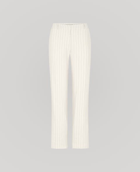 Corine Linen Pinstripe Trousers