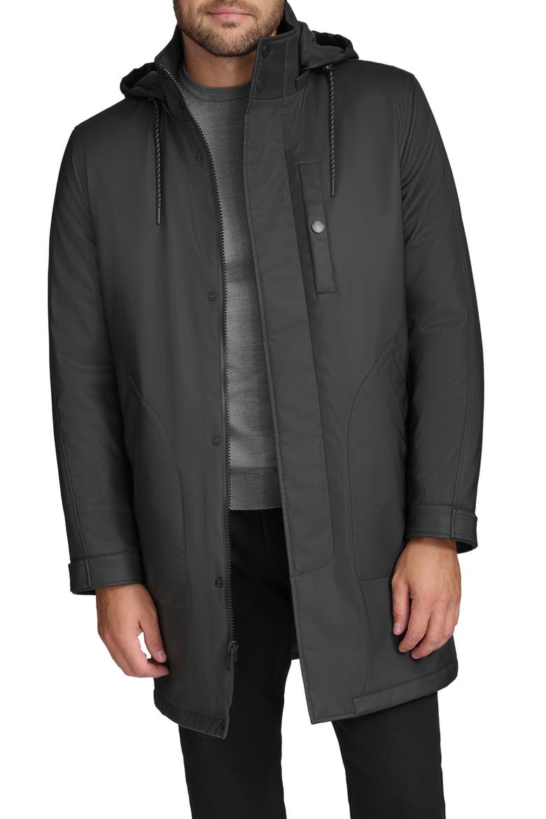 Slick Rain Jacket, Main, color, BLACK