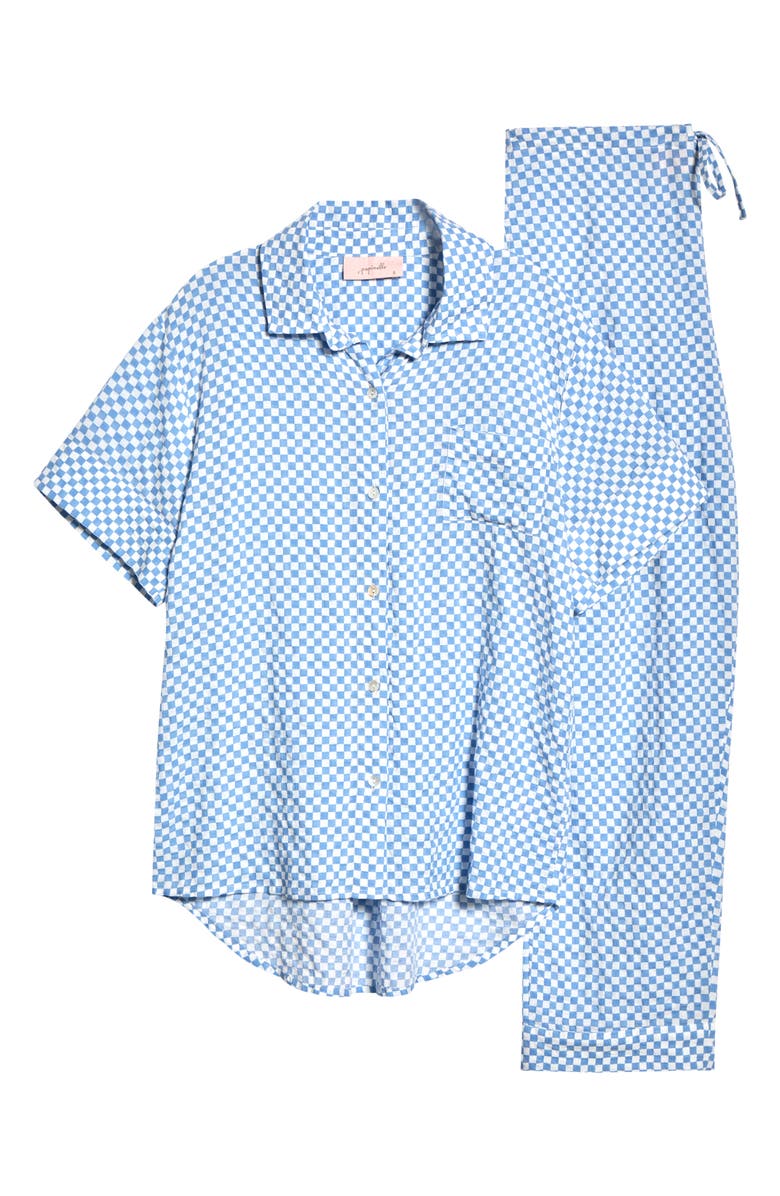 Papinelle Anais Cotton Blend Pajamas, Alternate, color, Clear Sky