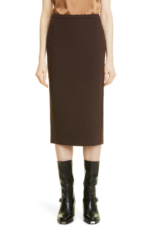 Conero Jersey Midi Pencil Skirt