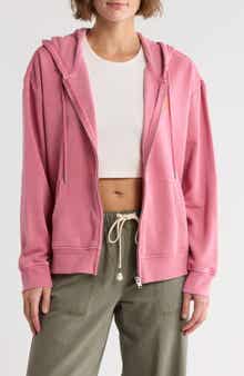 Roxy Variegated Palm Fleece Zip Hoodie