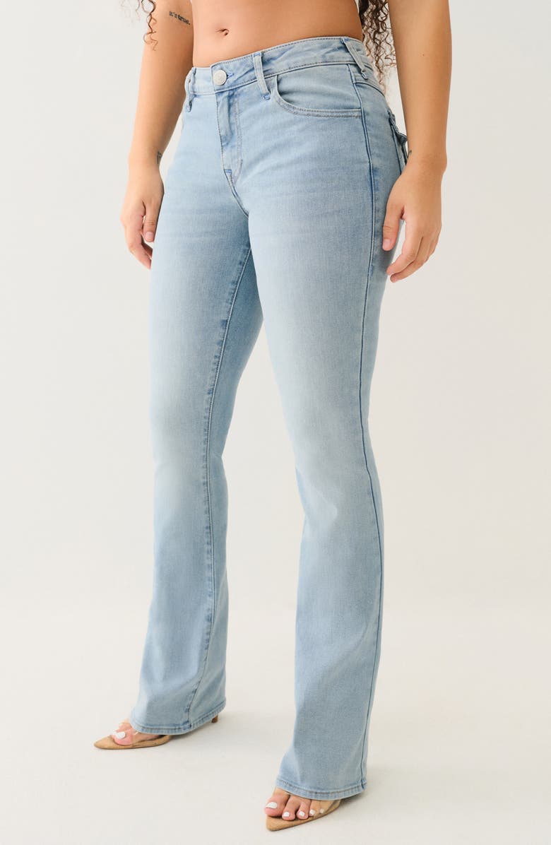 True Religion Becca Flap Pocket Bootcut Jeans, Alternate, color, 