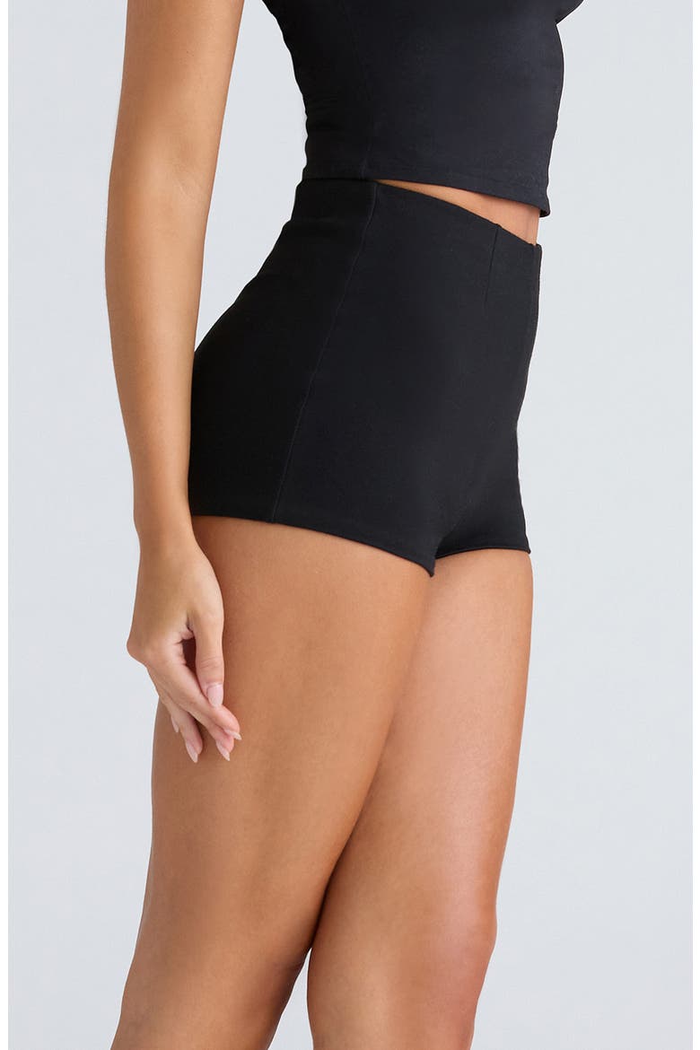 The Mini Shorts, Alternate, color, BLACK