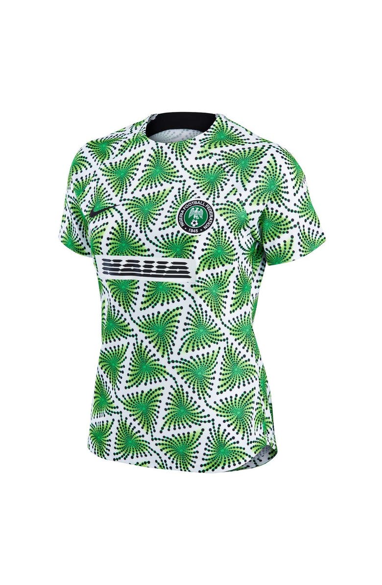 Nike Women's Nike Green Nigeria National Team 2022 Pre-Match Top, Alternate, color, White