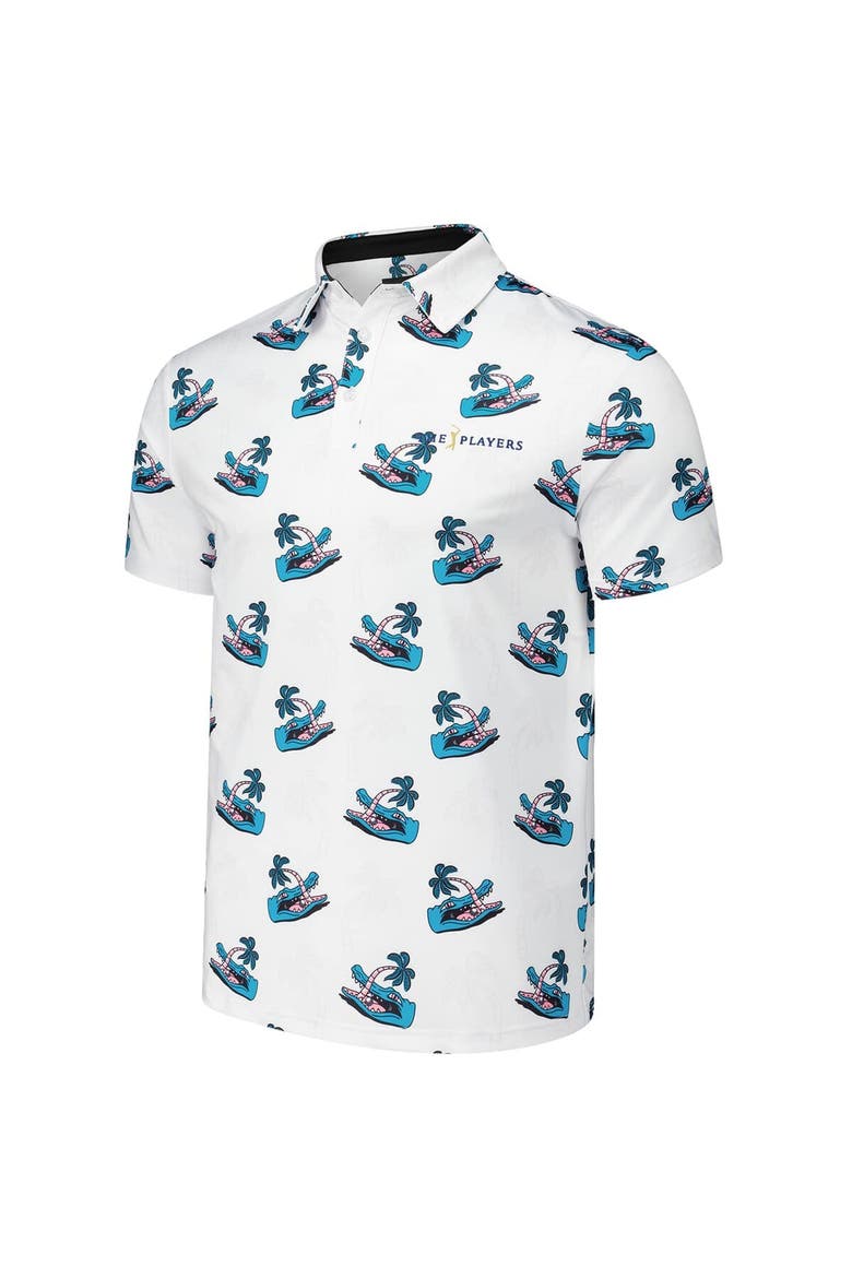 Men's Flomotion White THE PLAYERS Chubs Polo, Alternate, color, White
