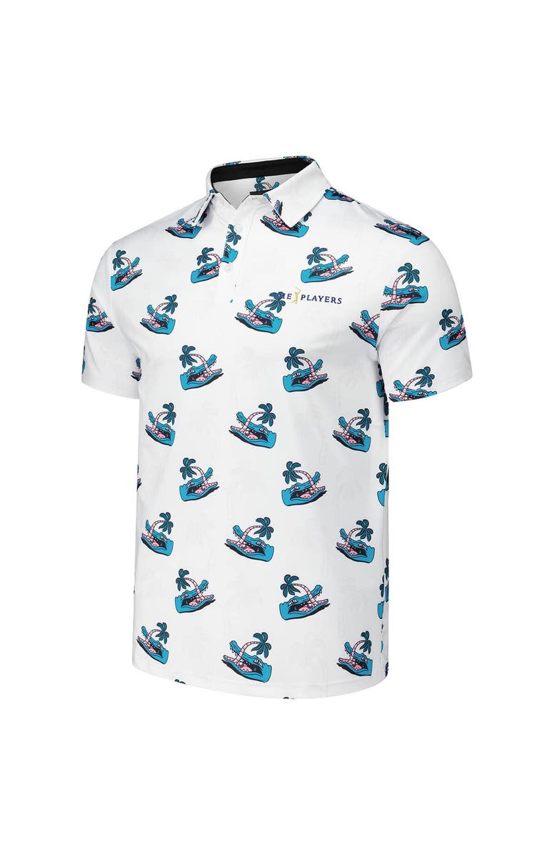 FLOMOTION Men's Flomotion White THE PLAYERS Chubs Polo, Alternate, color, White