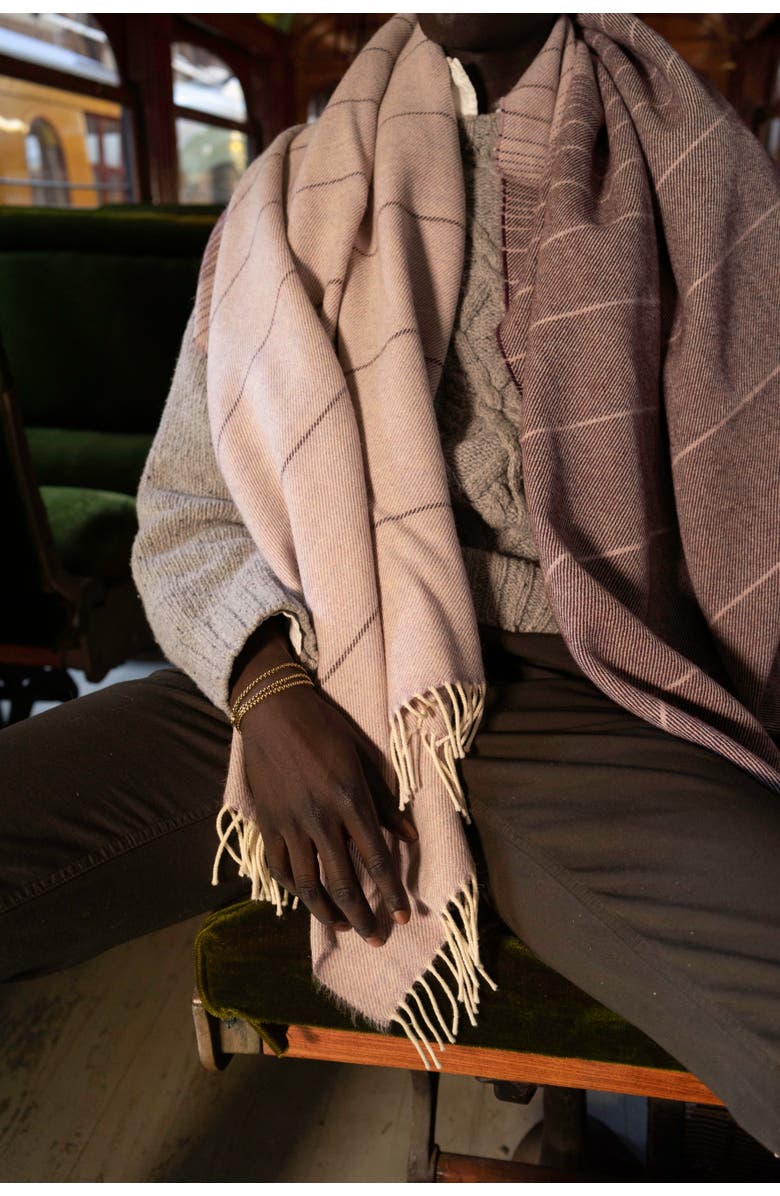 Evangeline Alpaca / Merino Lambswool Throws, Alternate, color, Classic Plaid