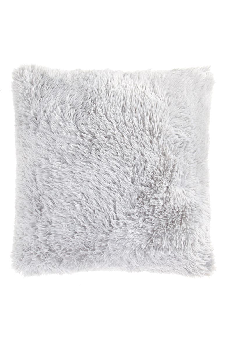 BP. Shaggy Faux Fur Accent Pillow, Main, color, 