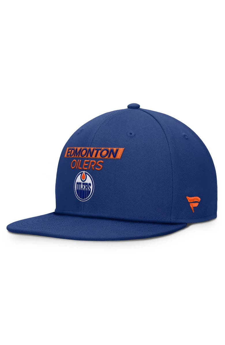 FANATICS Men's Fanatics Blue Edmonton Oilers Authentic Pro Prime Snapback Hat, Main, color, Royal