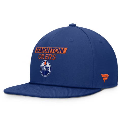 Men's Fanatics Blue Edmonton Oilers Authentic Pro Prime Snapback Hat