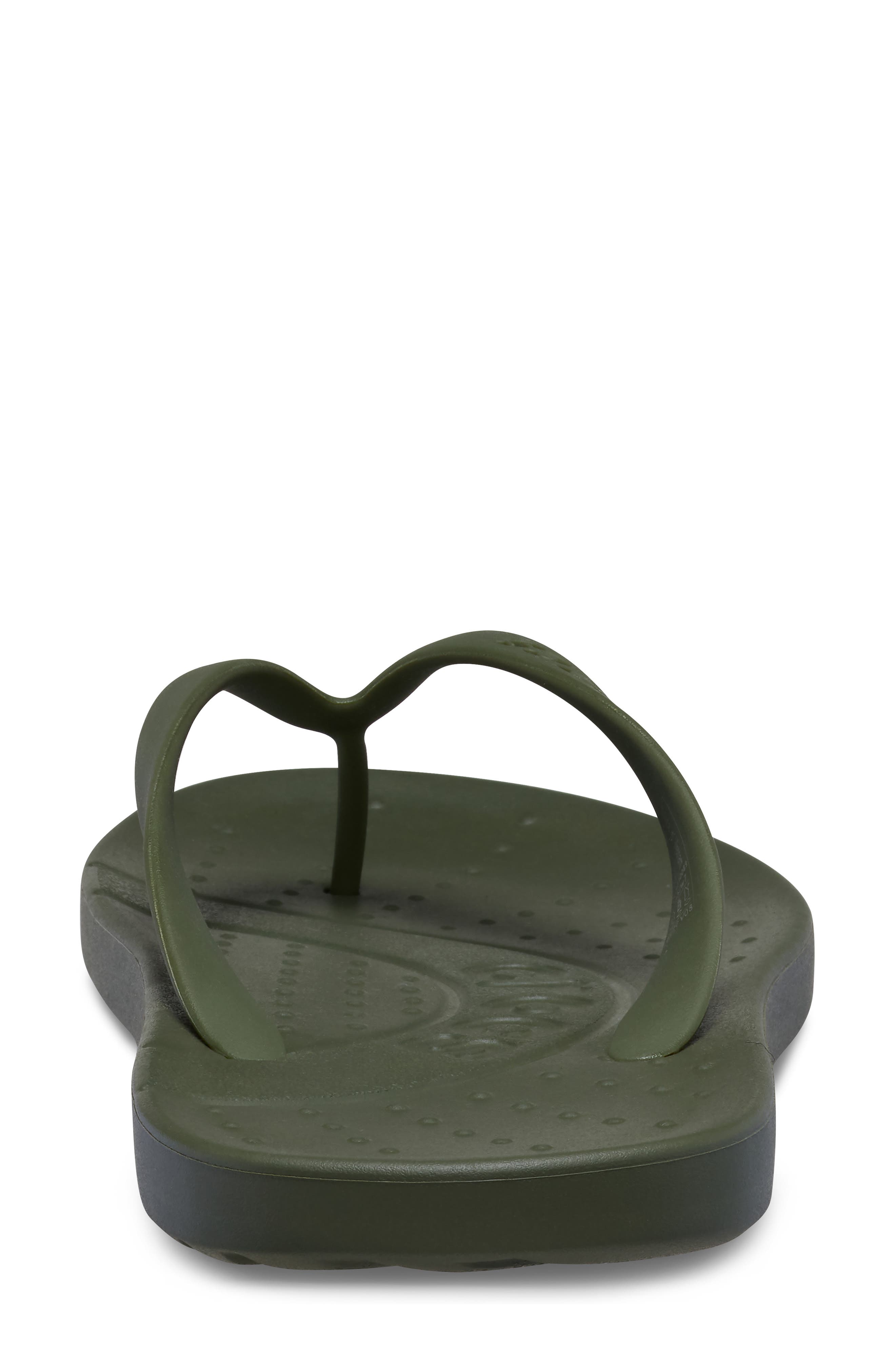 Gender Inclusive Flip Flop Sandal, Alternate, color, ARMY GREEN