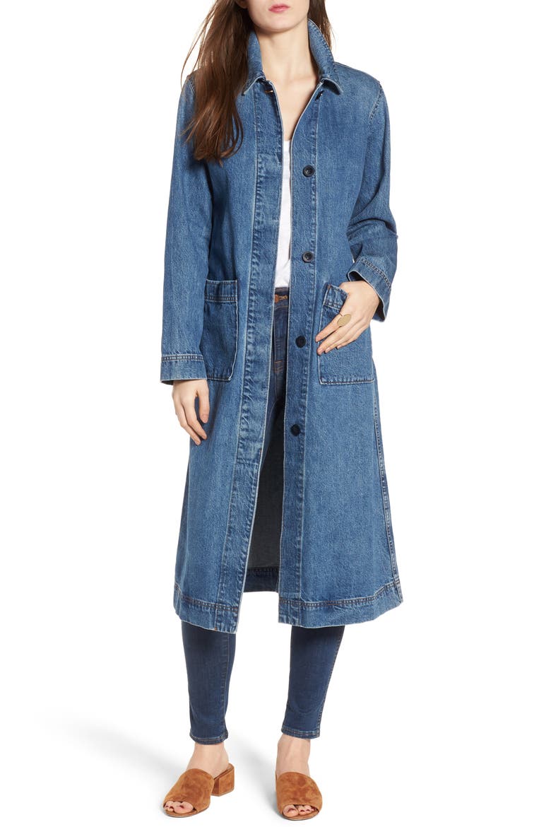 Denim Duster, Main, color, ALVARADO WASH