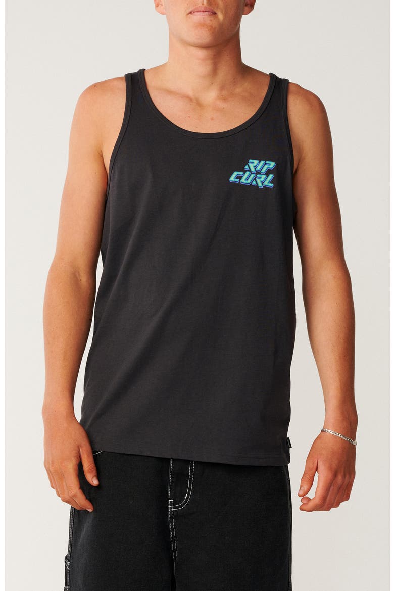 Disorder Legacy Cotton Tank, Main, color, WASHED BLACK