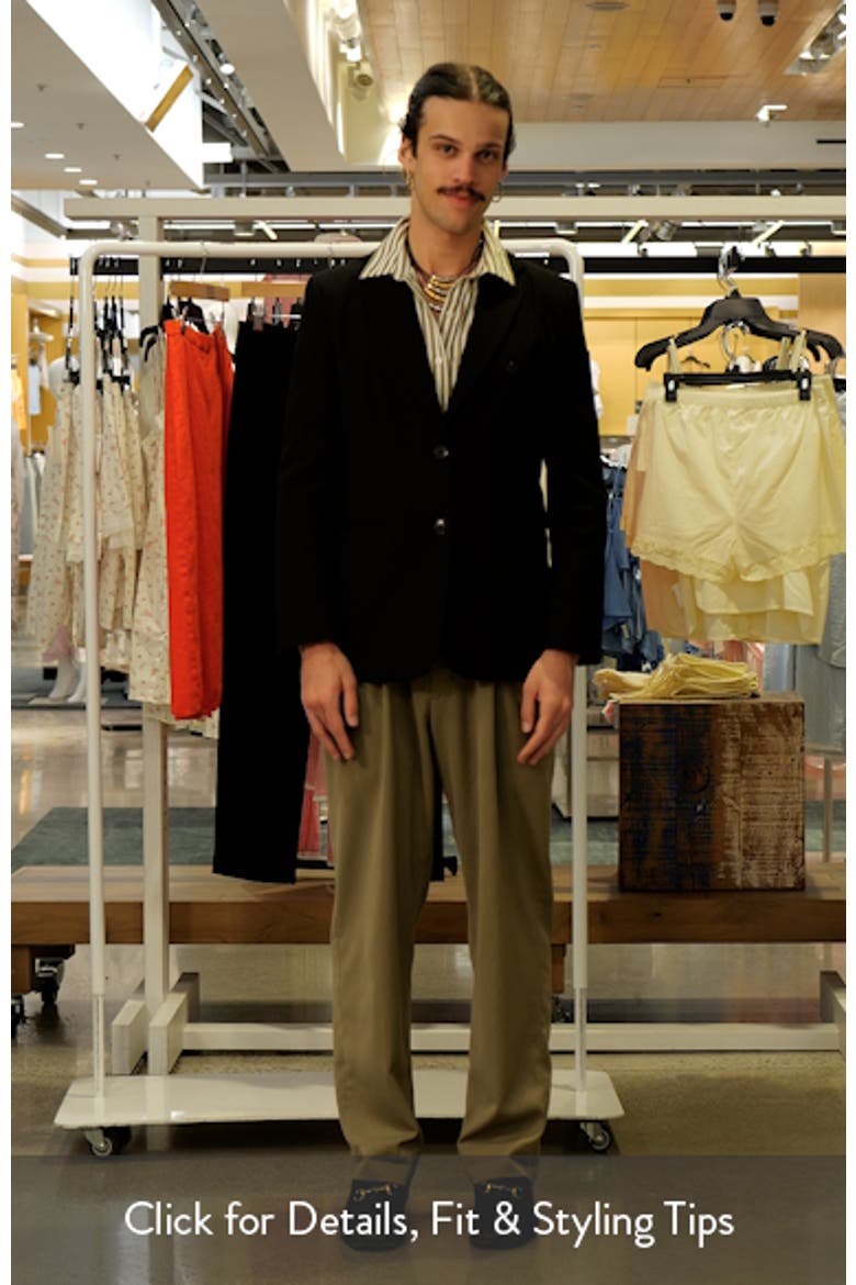 Black Cady Stretch Crepe Blazer video