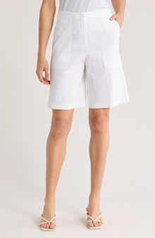 Theory Utility Linen Blend Shorts