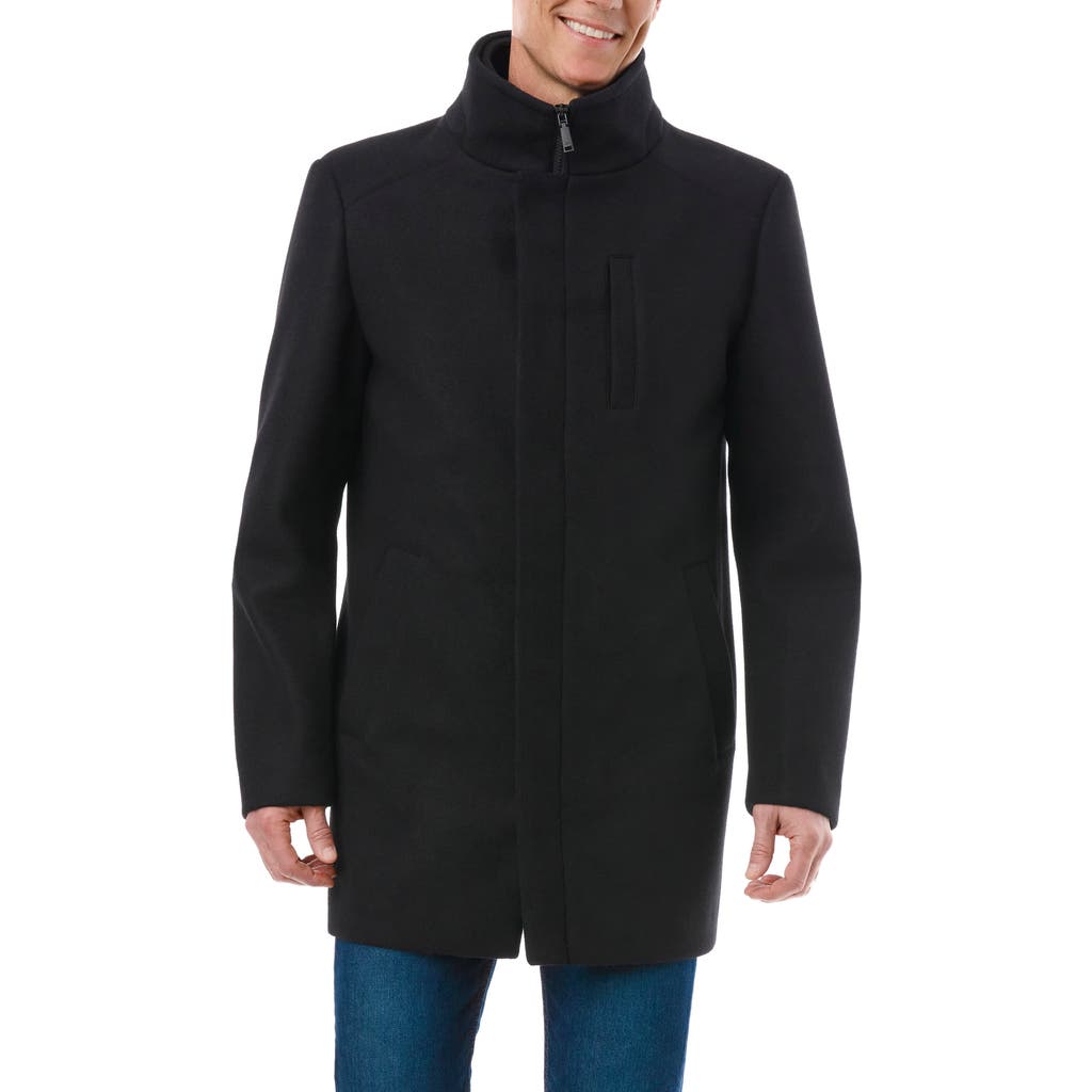 Vince Camuto Water Resistant Jacket With Removable Bib In Black