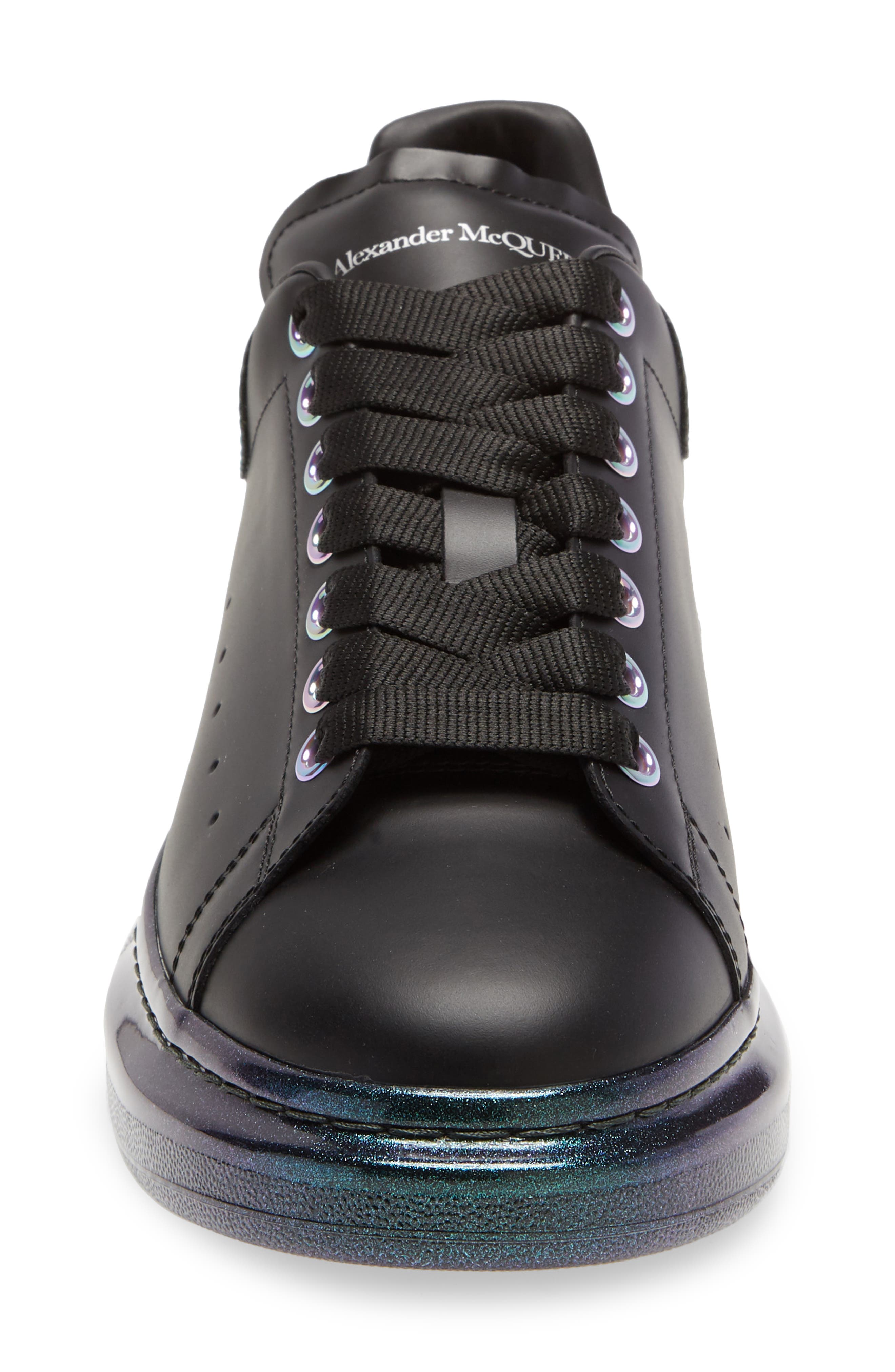 McQueen Alexander McQueen Oversize Iridescent Sneaker, Alternate, color, 