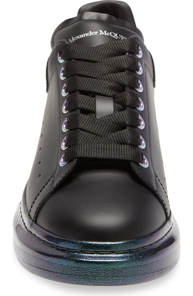 McQueen Alexander McQueen Oversize Iridescent Sneaker, Alternate, color,