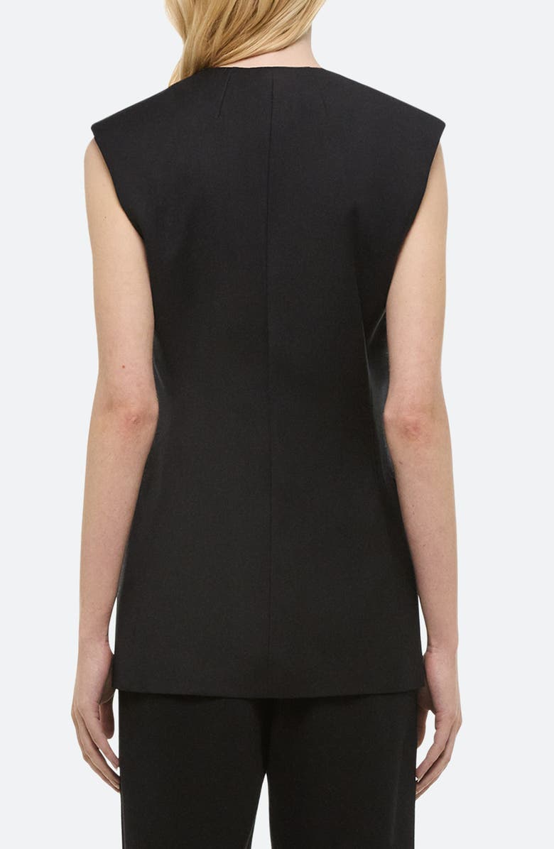 Helmut Lang Zip-Up Wool Vest, Alternate, color,