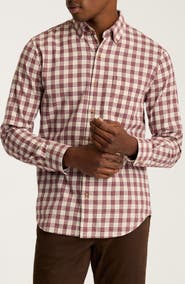 Bonobos Everyday Slim Fit Plaid Cotton Stretch Flannel Button-Down Shirt
