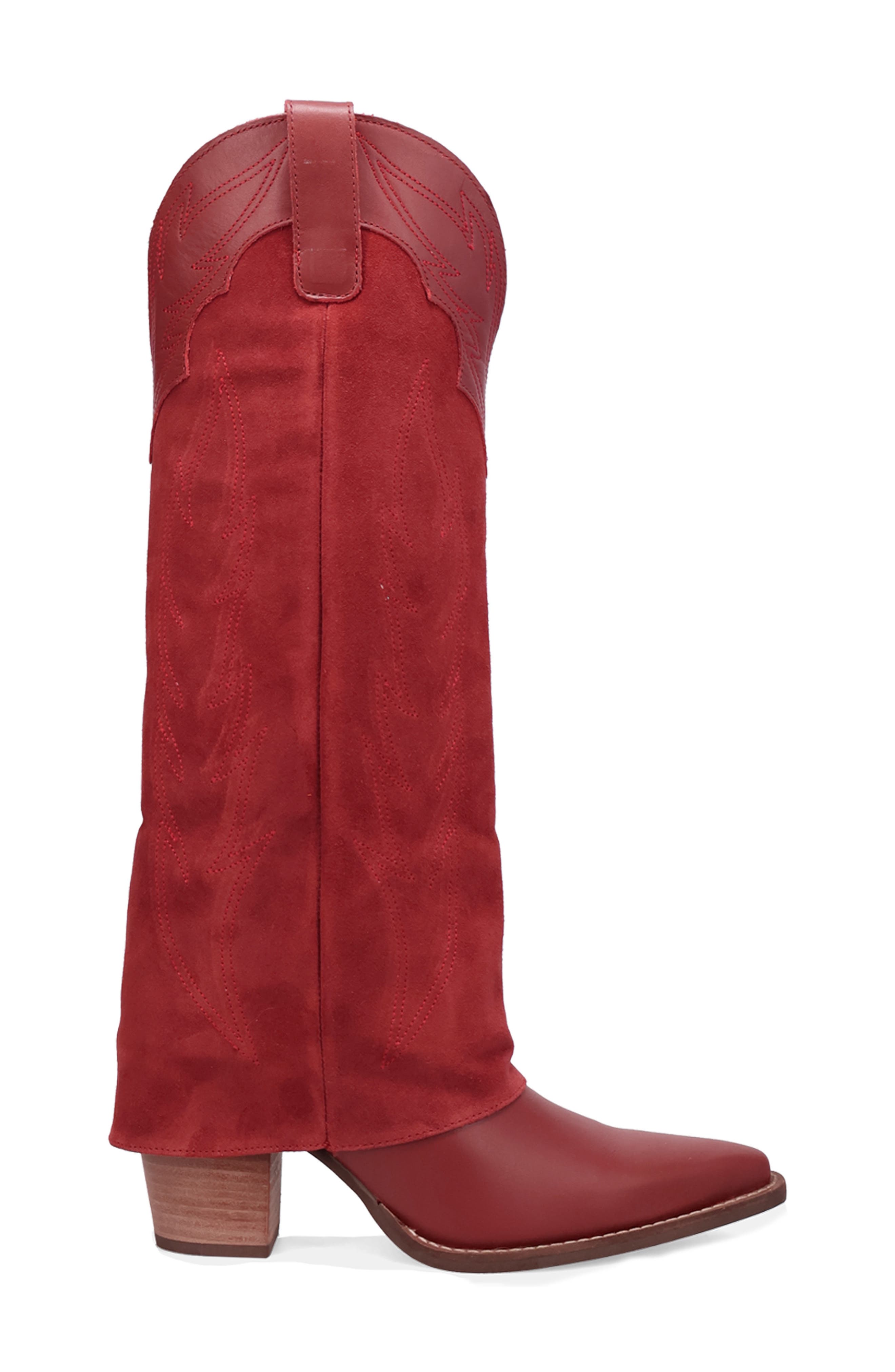 Wild Fire Western Boot, Alternate, color, RED