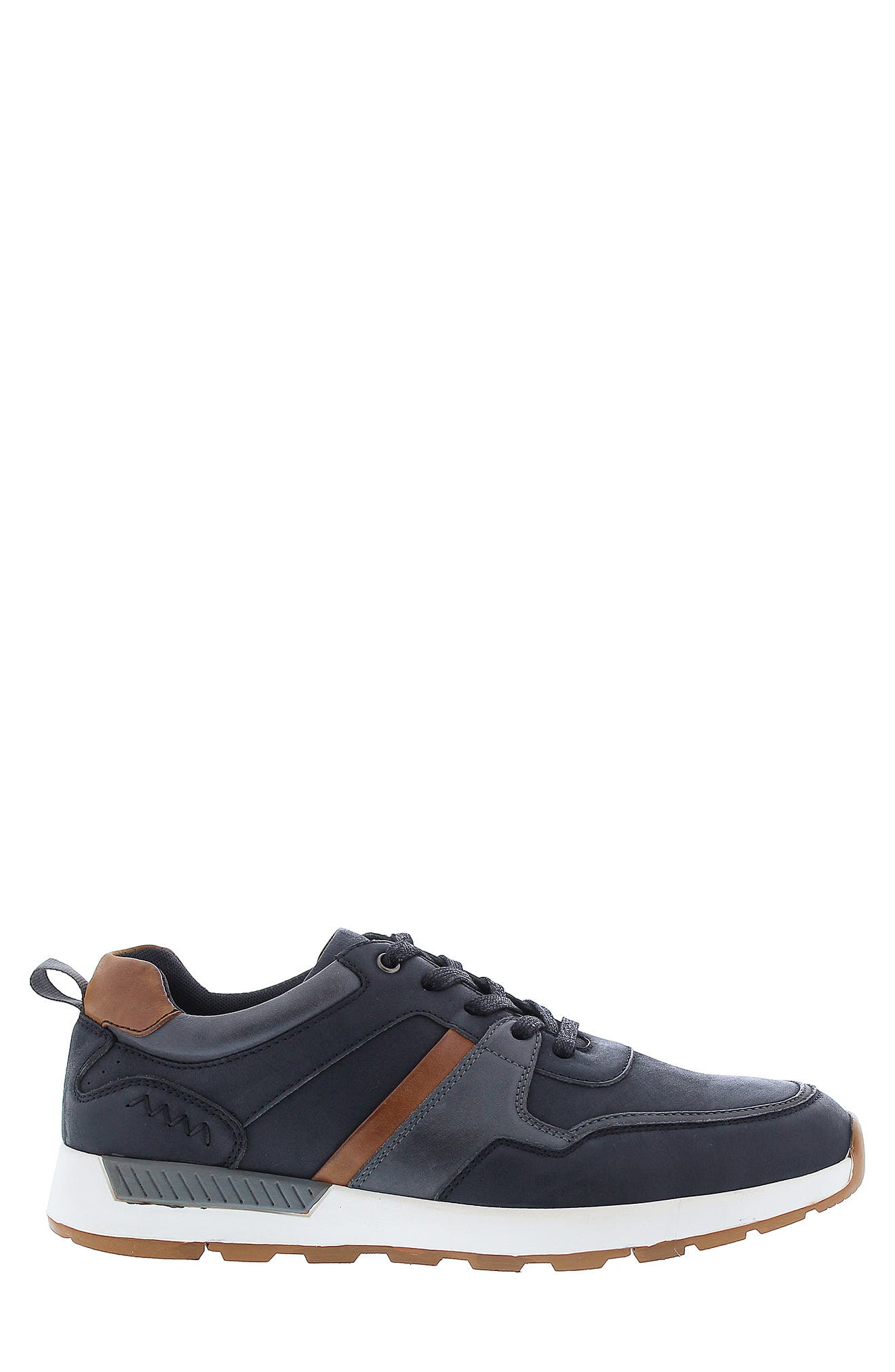 English Laundry Lohan Leather & Suede Sneaker, Alternate, color, 