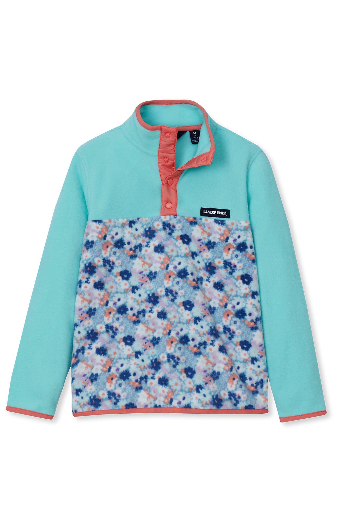 Floral/Aruba Blue