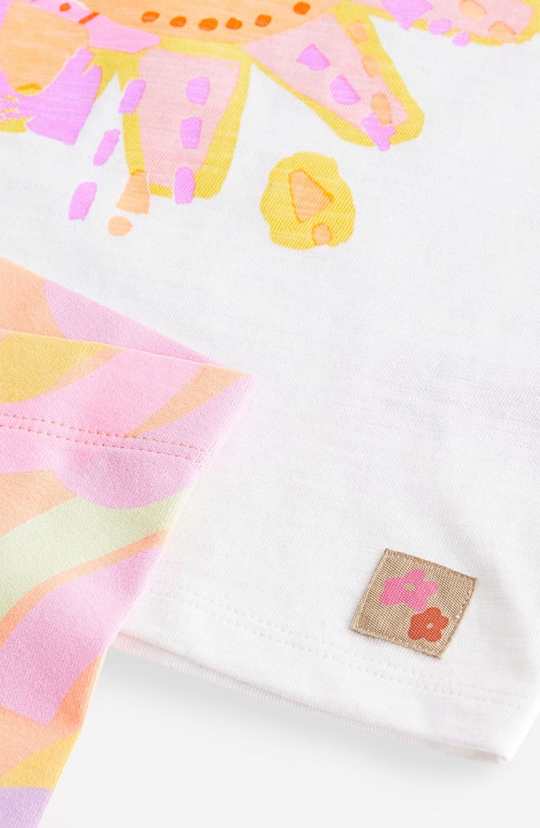 NEXT Kids' Sun Graphic T-Shirt & Bike Shorts Set, Alternate, color, 