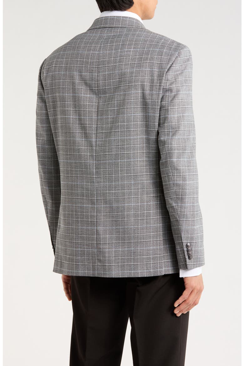 Plaid Sport Coat, Alternate, color, GREY/ LIGHT BLUE