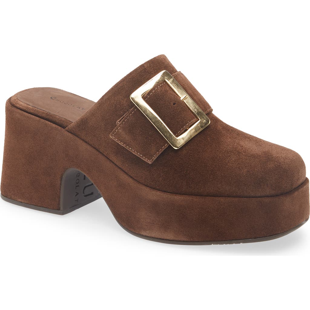 Chocolat Blu Haze Platform Mule In Brown
