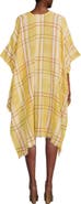 SAACHI Plaid Linen & Cotton Ruana