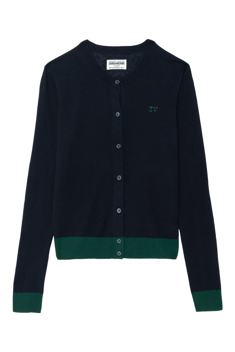Missya Cashmere Cardigan, Alternate, color, ENCRE