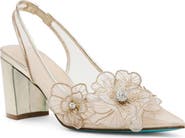 Betsey Johnson Petra Slingback Pointed Toe Pump